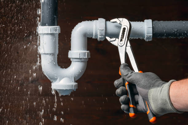 Professional Drain Cleaning technician working in Greenbush, WI